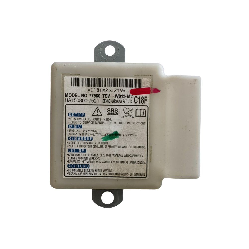 Honda SRS Control Module 77960-TSV-W012-M2